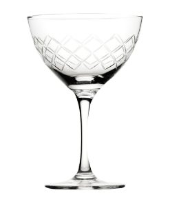 Utopia Raffles Diamond Martini Glasses 190ml Pack of 6 (CZ052)