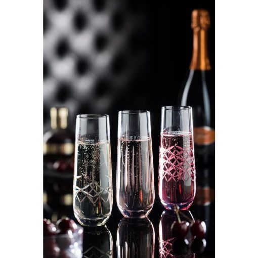 Utopia Raffles Vintage Champagne Glasses 300ml Pack of 6 (CZ061)