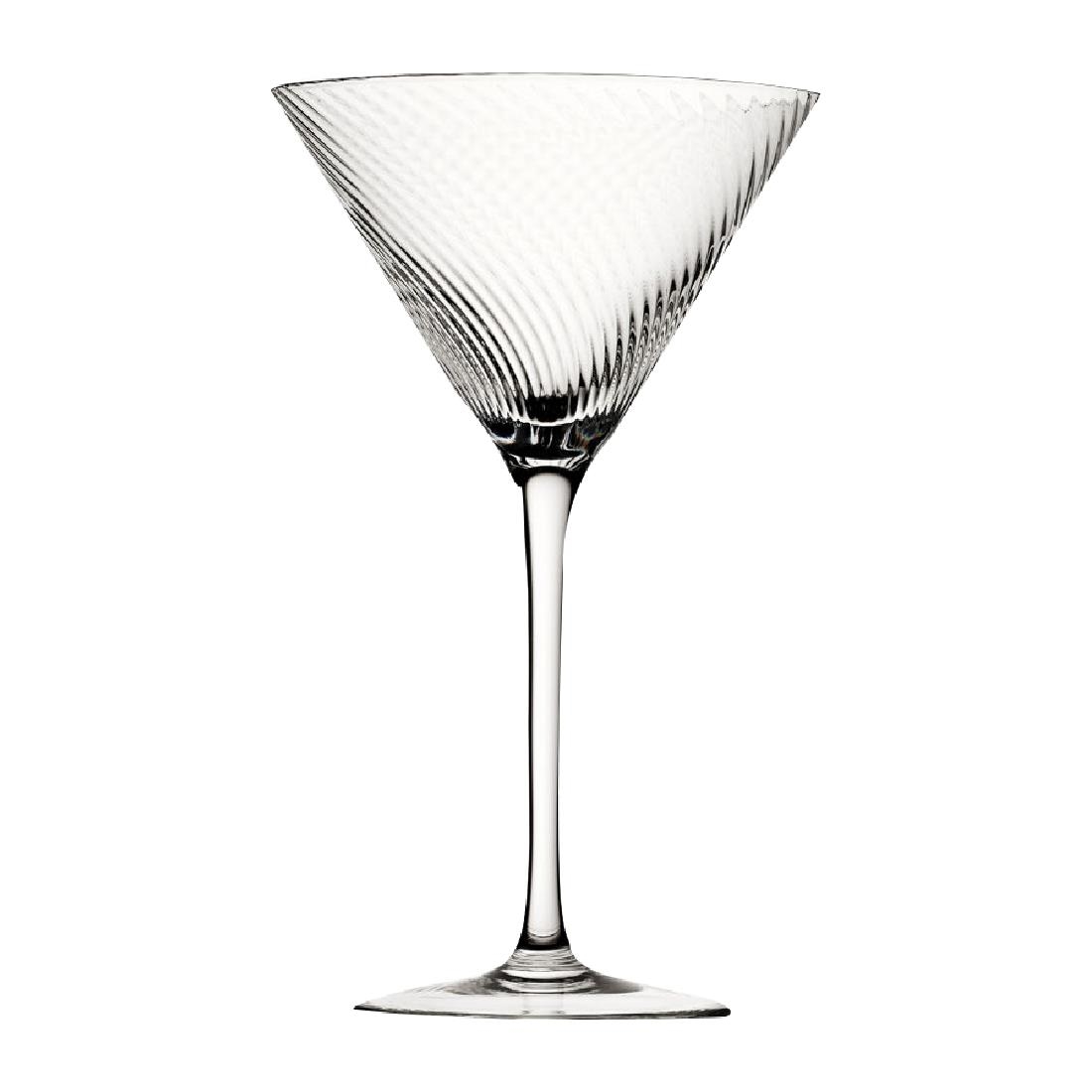 Utopia Twisted Hayworth Martini Glasses 300ml Pack of 6 (CZ072)