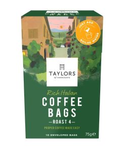 Taylors Rich Italian Coffee Bags Pack of 10 (CZ286)