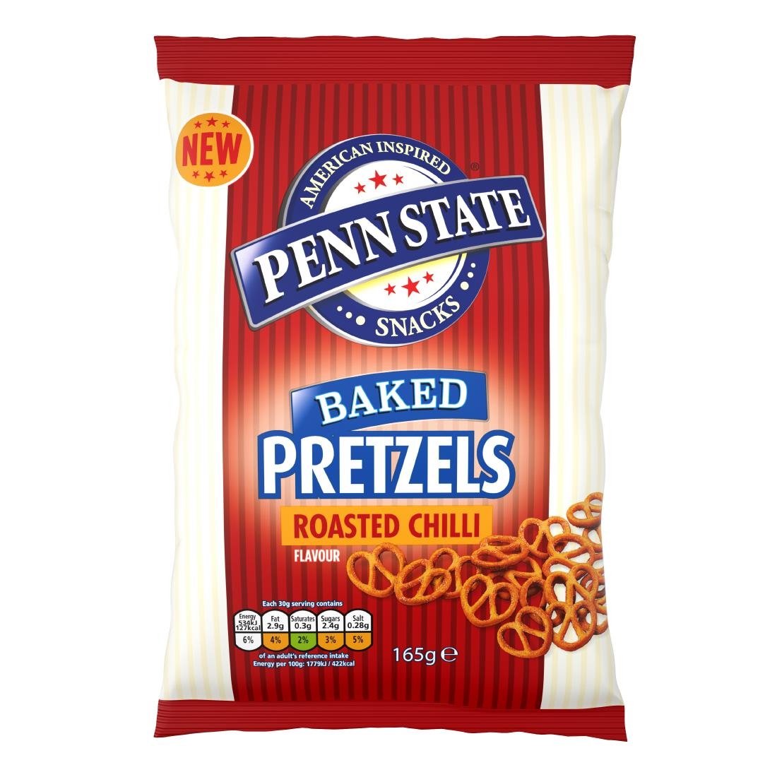 Penn State Roasted Chilli Sharing Pretzels 8x165g (CZ288) CaterSpeed