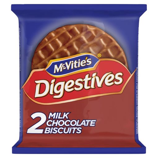 McVities Milk Chocolate Digestives Twin Biscuit Packs Pack of 24 x 2 Biscuits (CZ289)