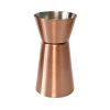 Beaumont Professional Stainless Steel Jigger Copper Plated 25-50ml (CZ351)