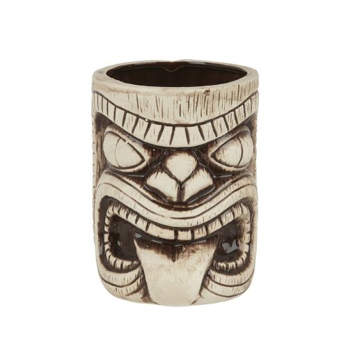 Beaumont Ceramic Toscano Lono Tiki Mug Coffee Brown 450ml (CZ418)