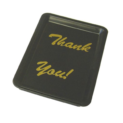 Beaumont Thank You Tip Tray Black (CZ493)