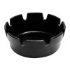 Beaumont Black Melamine Ashtray 177mm Pack of 10 (CZ573)
