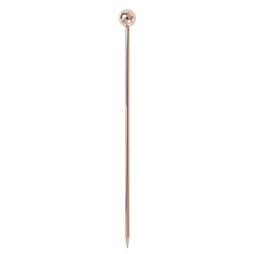Beaumont Ball Garnish Pick Copper Plated Pack of 10 (CZ588)