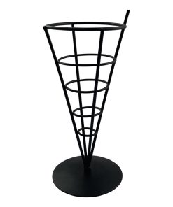 Beaumont Wire French Fry Cone Black (CZ642)
