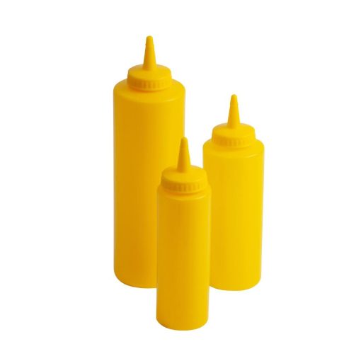 Beaumont Squeeze Sauce Bottle Yellow 8oz (CZ651)