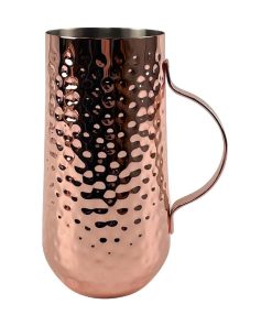 Beaumont Copper-Plated Tall Hammered Mug 450ml (CZ665)