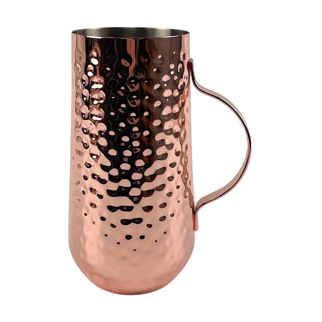 Beaumont Copper-Plated Tall Hammered Mug 450ml (CZ665)