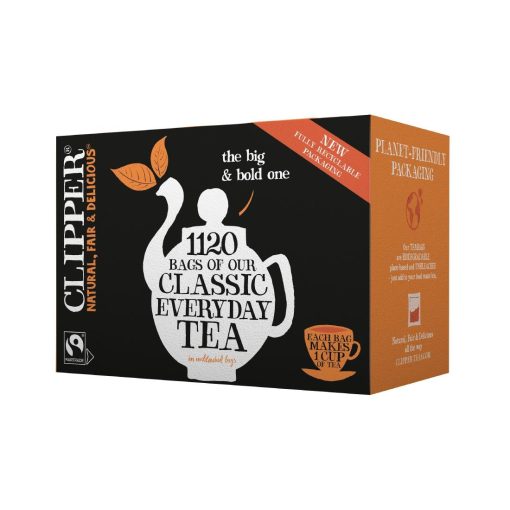 Clipper Fairtrade Everyday One Cup 1120 Tea bags (CZ727)