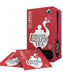 Clipper Fairtrade Organic Speciality English Breakfast Tea Bag Envelopes Pack 25 (CZ728)