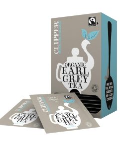 Clipper Fairtrade Organic Speciality Earl Grey Tea Bag Envelopes Pack 25 (CZ729)