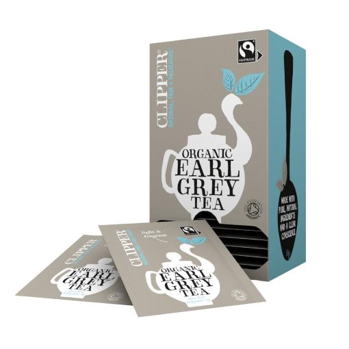 Clipper Fairtrade Organic Speciality Earl Grey Tea Bag Envelopes Pack 25 (CZ729)