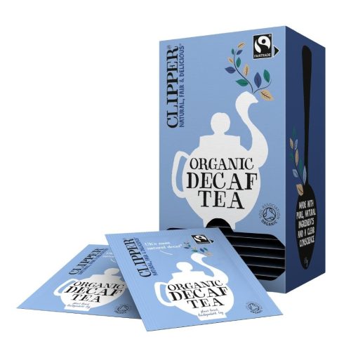 Clipper Fairtrade Organic Decaf Everyday Tea Bag Envelopes Pack 25 (CZ733)