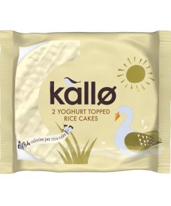 Kallo Yoghurt Topped Rice Cakes Portion Pack Pack 30 (CZ735)