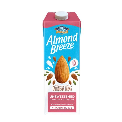 Almond Breeze Unsweetened Drink 8 x 1 Ltr (CZ739)