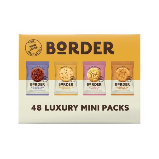 Border Mini-Pack Biscuit Assortment 4 Varieties 48 Twin Packs (CZ748)