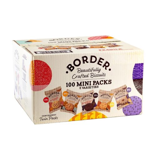 Border Twin-Pack Biscuit Assortment 5 Varieties 100 Twin Packs (CZ749)