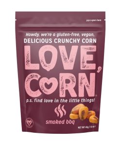 LOVE CORN Crunchy Corn Snack BBQ 10x45g (CZ752)