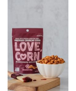 LOVE CORN Crunchy Corn Snack BBQ 10x45g (CZ752)