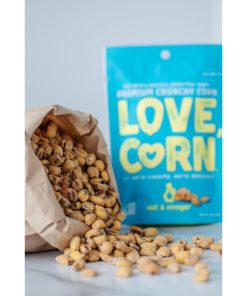 LOVE CORN Crunchy Corn Snack Salt and Vinegar 10x45g (CZ754)