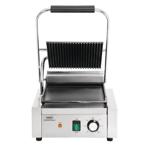 Nisbets Essentials Contact Grill Ribbed Top (DA396)