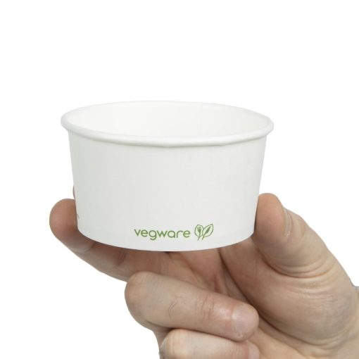 Vegware Compostable Hot Food Pots 170ml - 6oz Pack of 1000 (DA589)
