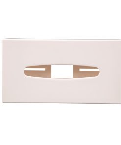 White Rectangular Tissue Holder (DA606)