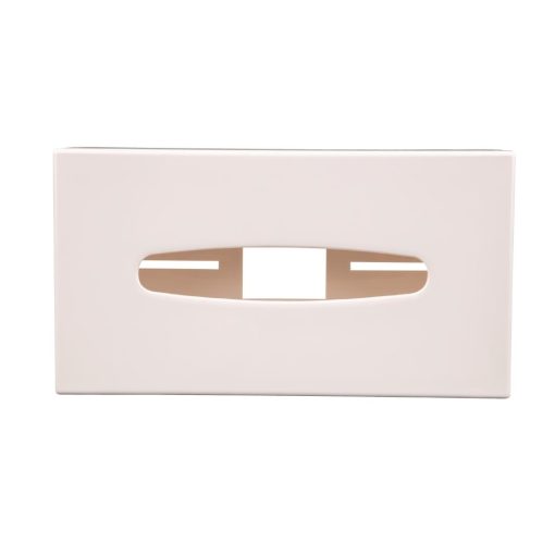 White Rectangular Tissue Holder (DA606)