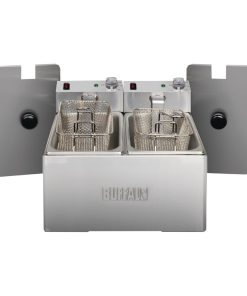 Buffalo Twin Tank Twin Basket 2x3Ltr Countertop Fryer 2x2kW (DB203)