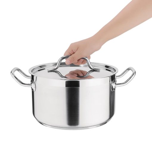 Nisbets Essentials Stainless Steel Stew Pot 5-6Ltr (DB254)