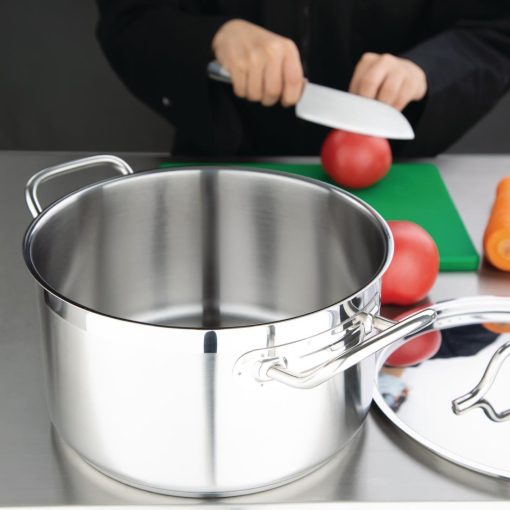 Nisbets Essentials Stainless Steel Stew Pot 5-6Ltr (DB254)