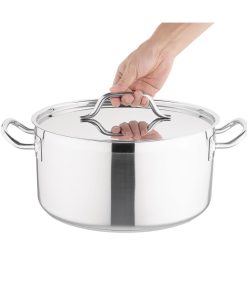 Nisbets Essentials Stainless Steel Stew Pot 12Ltr (DB255)