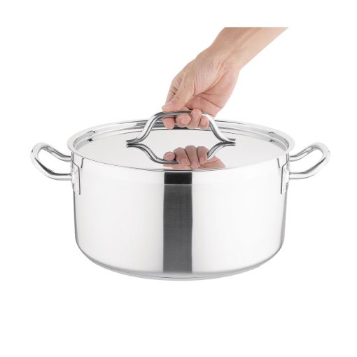 Nisbets Essentials Stainless Steel Stew Pot 12Ltr (DB255)