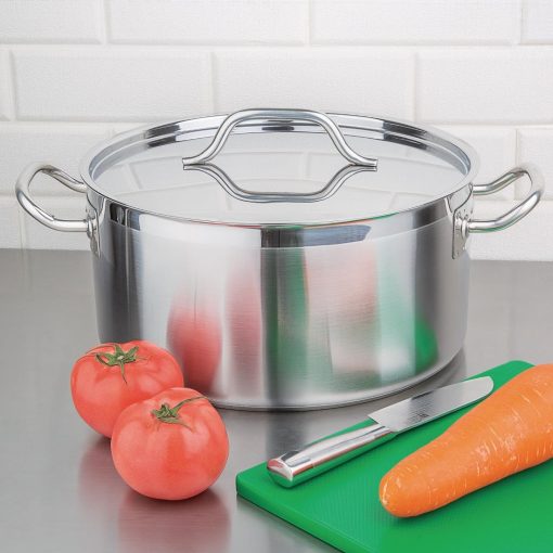 Nisbets Essentials Stainless Steel Stew Pot 12Ltr (DB255)