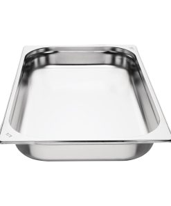 Nisbets Essentials Stainless Steel Gastronorm Tray 65mm Pack 3 (DB881)