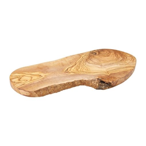 Utopia Rustic Olive Wood Oval Platters 400mm Pack of 6 (DC117)