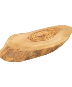 Utopia Rustic Olive Wood Platters 250mm Pack of 6 (DC118)