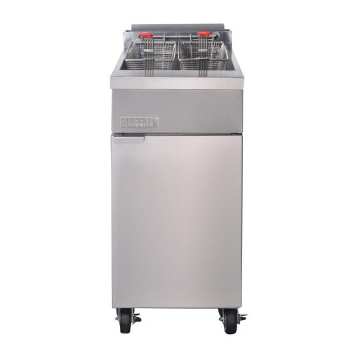 Buffalo Single Tank Twin Basket Freestanding Gas Fryer (DC319-N)