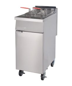 Buffalo Single Tank Twin Basket Freestanding Gas Fryer (DC319-N)