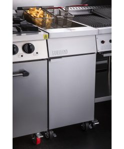 Buffalo Single Tank Twin Basket Freestanding Gas Fryer (DC319-N)