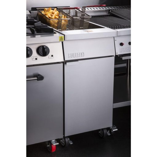 Buffalo Single Tank Twin Basket Freestanding Gas Fryer (DC319-N)