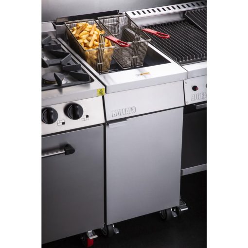 Buffalo Single Tank Twin Basket Freestanding Gas Fryer (DC319-N)