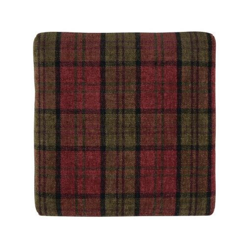 Bolero Dale High Stool Claret Tartan Single (DC825)