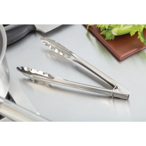 Nisbets Essentials Catering Tongs 245mm (DF668)
