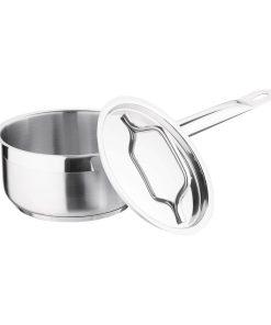 Nisbets Essentials Stainless Steel Saucepan 900ml (DF669)