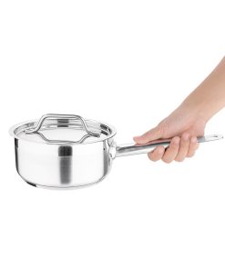 Nisbets Essentials Stainless Steel Saucepan 900ml (DF669)