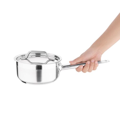 Nisbets Essentials Stainless Steel Saucepan 900ml (DF669)